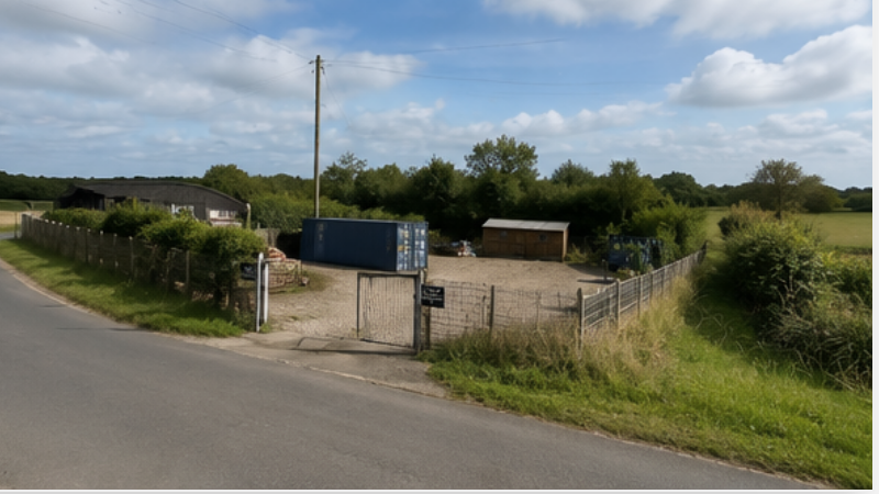 Small Secure Commercial Plot / Storage Land – Uckfield