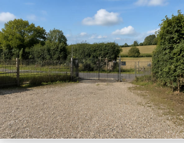 Small Secure Commercial Plot / Storage Land – Uckfield